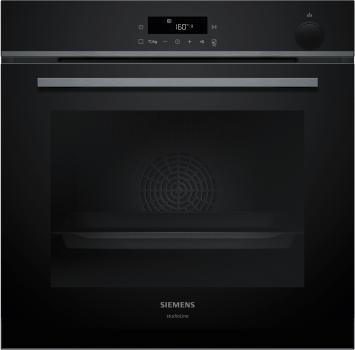 Siemens HR472G0B3 - iQ300, Backofen mit Dampfunterstützung, Schwarz, 60 x 60 cm, 5 Jahre Garantie!
